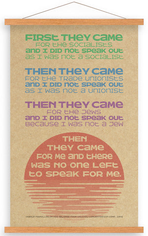 "First They Came" Framed Poster