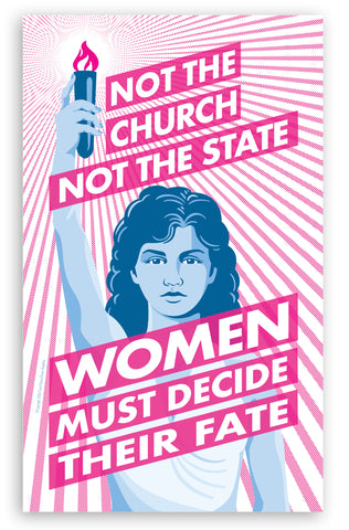 "Women Decide" 8.5x14" Poster — Unframed